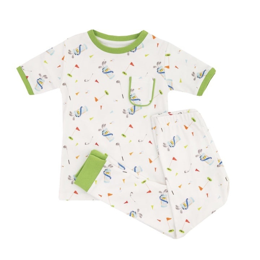 Nola Tawk Time To Par-Tee Organic Cotton Pajamas, 4T